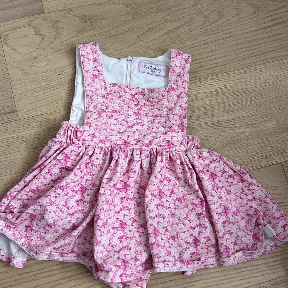 Sweet Honey pink floral bubble dress